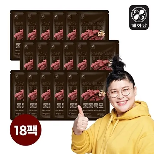 이영자의 통통 육포 30g X 18팩 맞춤상품 7가지