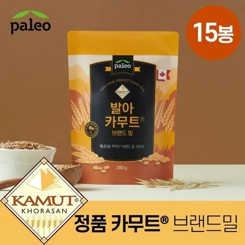 팔레오 발아카무트 브랜드밀 280gX15봉 솔직 후기