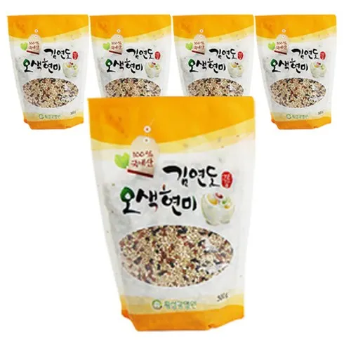 중벼꽃농부 오색현미 500g X 21봉 브랜드 상품 가격정보