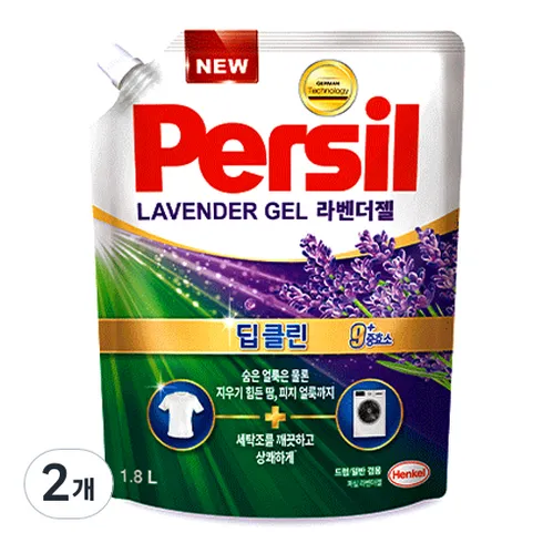 퍼실 딥클린 라벤더젤 플러스 2.7L 4통 1.8L 4팩 솔직 후기